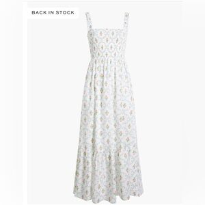 Anjuli Nap Dress in Pastel Trellis Cotton